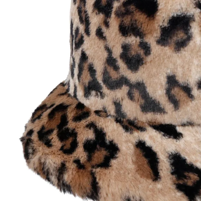 Women Bucket Hats Mayser Ella Bucket Fabric Hat With Leopard Pattern Beige Women Bucket Hats Mayser Ella Bucket Fabric Hat With Leopard Pattern Beige