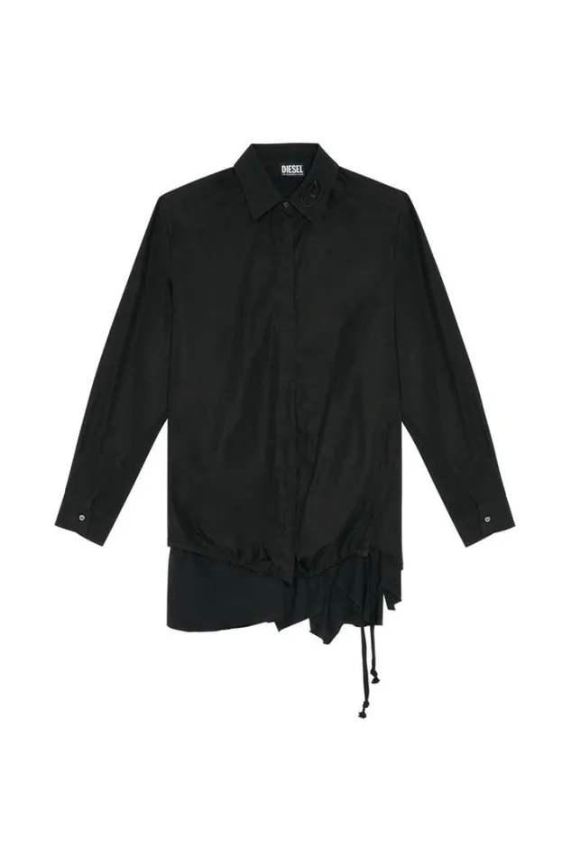 Women CEntela Black Diesel Shirts