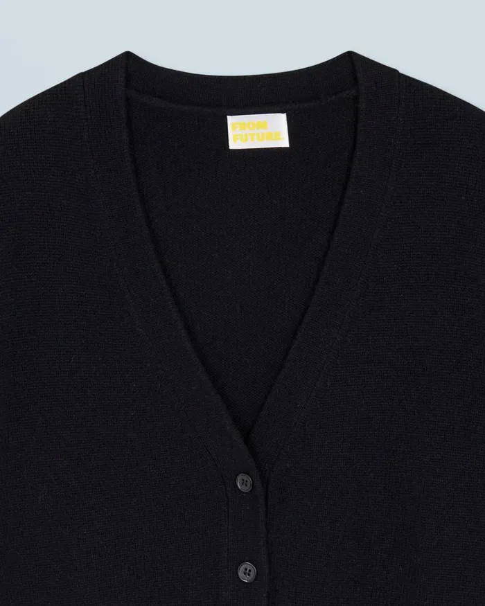 Women Cashmere Sweaters From Future Cardigan Sweater Black