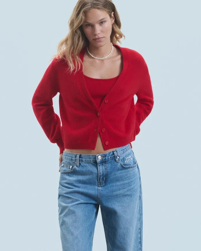 Women Cashmere Sweaters From Future Cardigan Sweater Black