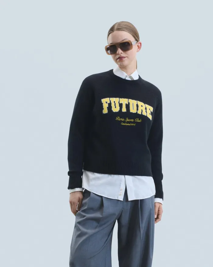 Women Cashmere Sweaters From Future Future Crewneck Sweater Black
