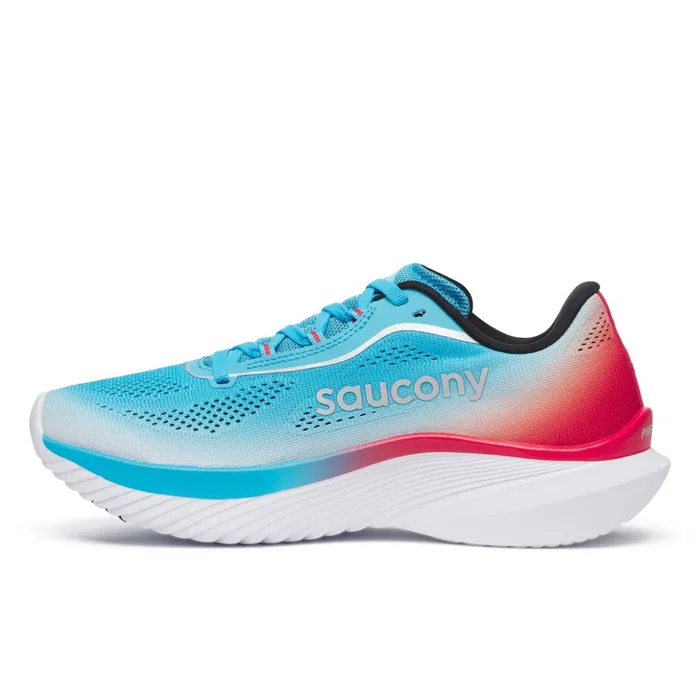 Women Chicago Kinvara 15 Bluered Saucony Running