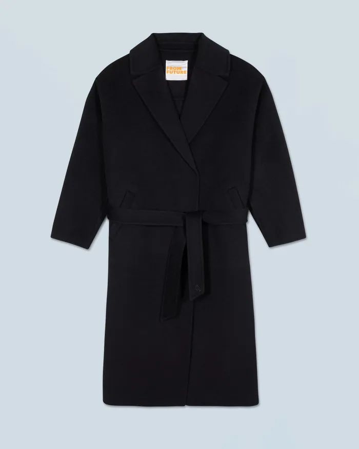 Women Coats and Jackets From Future Outerwear Coat Black