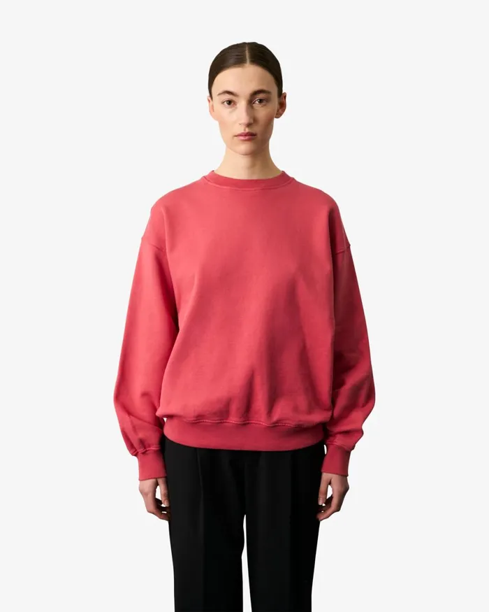 Women Crewneck Sweatshirts Colorful Standard Organic Oversized Crew Deep Black