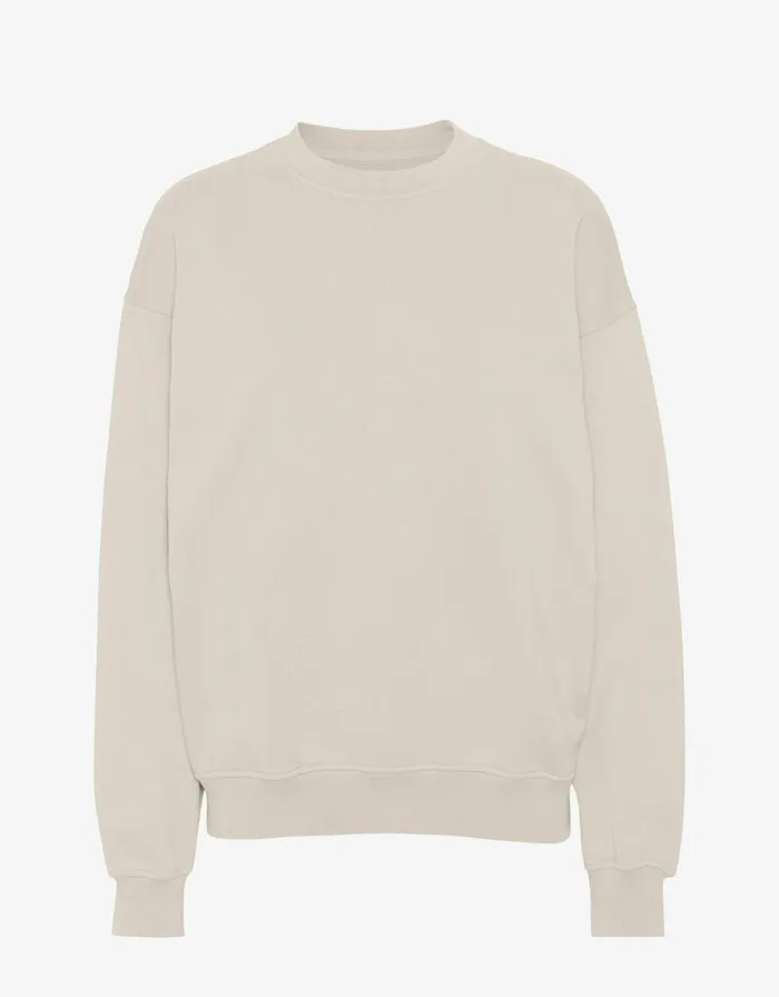 Women Crewneck Sweatshirts Colorful Standard Organic Oversized Crew Ivory White Women Crewneck Sweatshirts Colorful Standard Organic Oversized Crew Ivory White