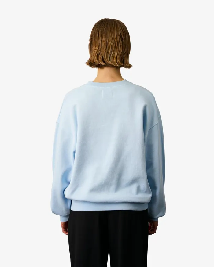 Women Crewneck Sweatshirts Colorful Standard Organic Oversized Crew Petrol Blue