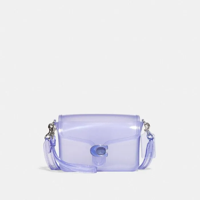 Women Crossbody Bags Coach Jelly Tabby Silverlight Violet