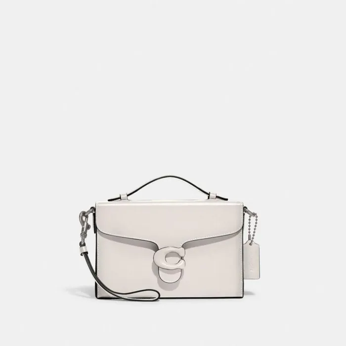 Women Crossbody Bags Coach Tabby Box Bag Light Antique Nickelchalk