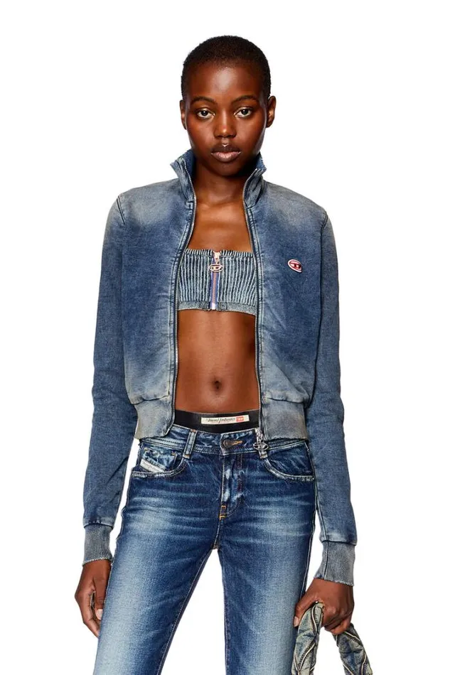 Women DEmyNe Medium Blue Diesel Sweaters