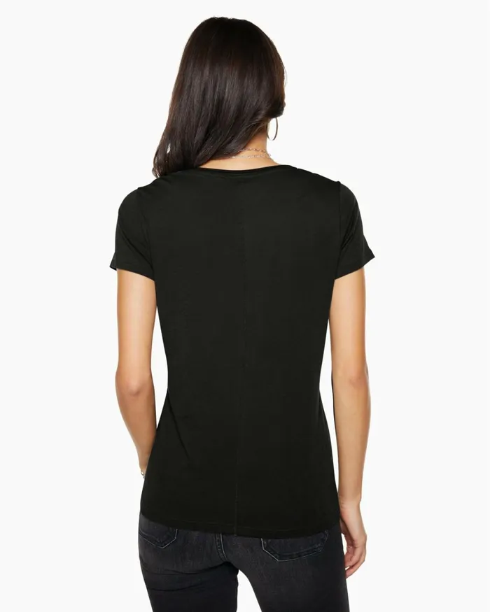 Women Dani Scoop Neck Tee Black Ramy Brook Tops Women Dani Scoop Neck Tee Black Ramy Brook Tops