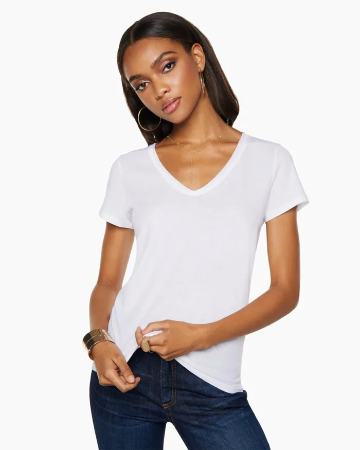 Women Dani Scoop Neck Tee Ivory Ramy Brook Tops Women Dani Scoop Neck Tee Ivory Ramy Brook Tops
