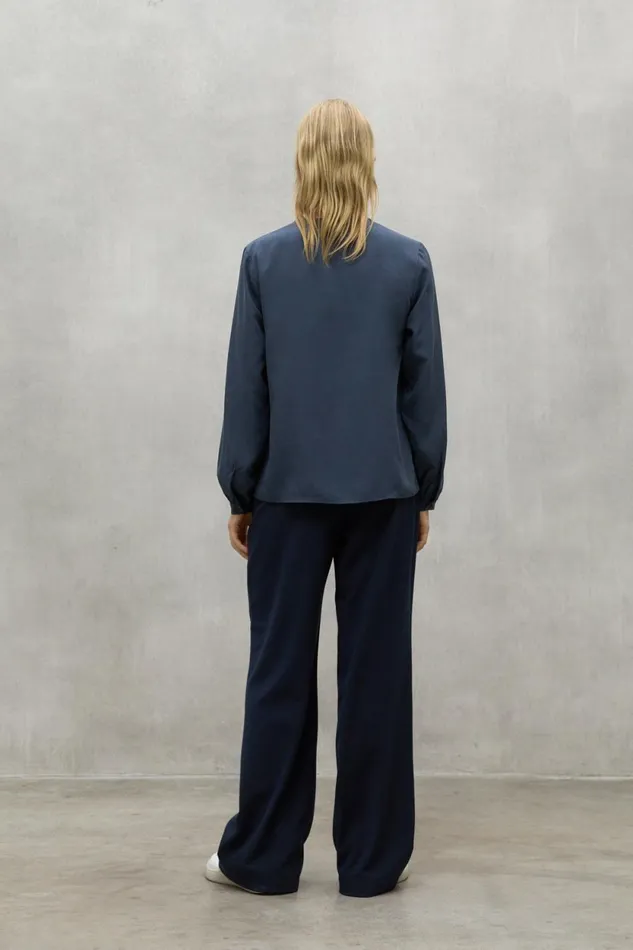 Women Dark Blue Alma Shirt Ecoalf Shirts