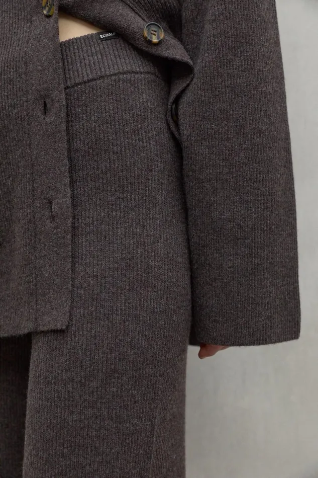 Women Dark Brown Cipre Trousers Ecoalf Trousers
