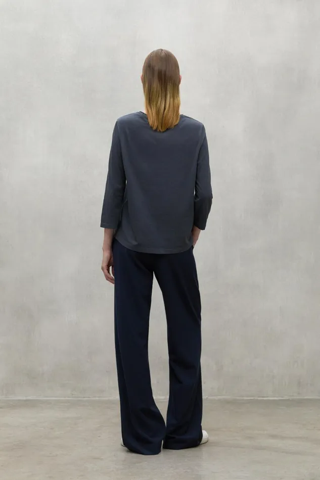 Women Dark Grey Beja TShirt Ecoalf TShirts