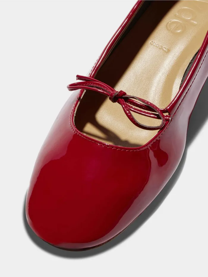 Women Darya Patent Leather Ballet Flats Aeyde Flats