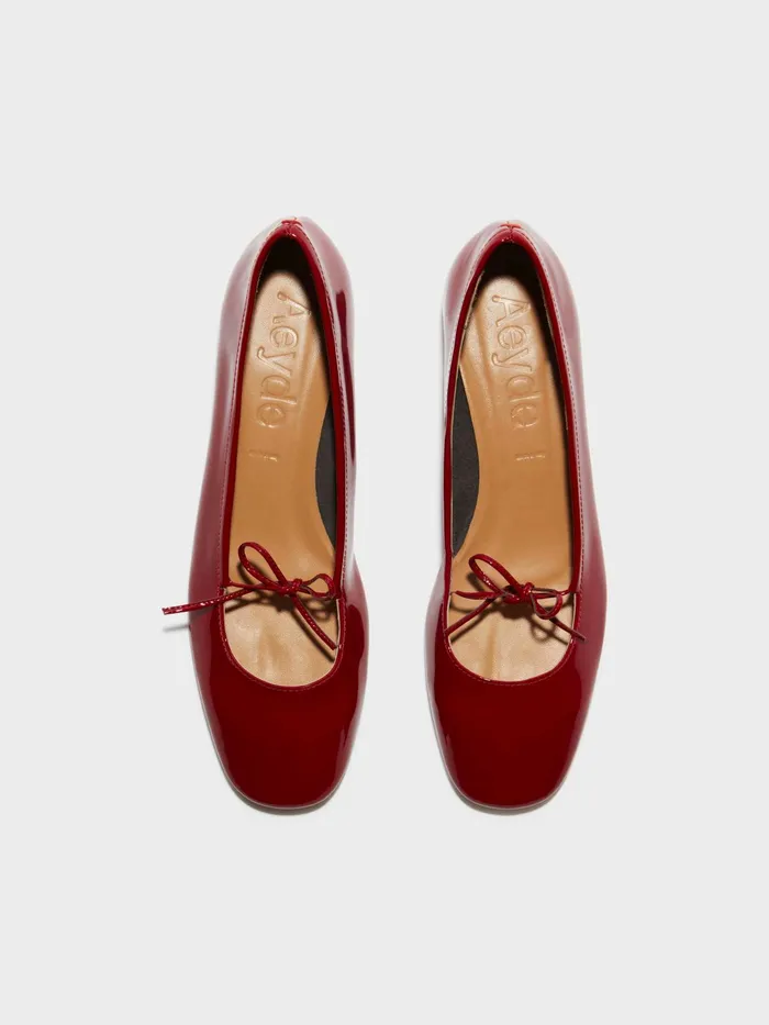 Women Darya Patent Leather Ballet Flats Aeyde Flats