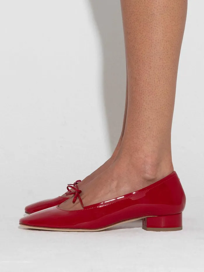 Women Darya Patent Leather Ballet Flats Aeyde Flats