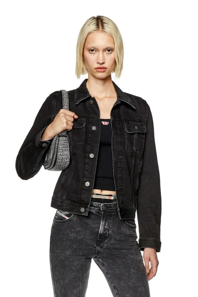 Women DeBonny Blackdark Grey Diesel Outerwear And Jackets Women DeBonny Blackdark Grey Diesel Outerwear And Jackets