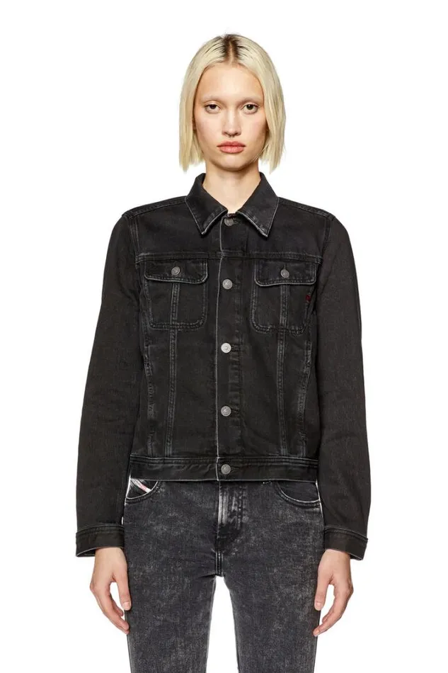 Women DeBonny Blackdark Grey Diesel Outerwear And Jackets Women DeBonny Blackdark Grey Diesel Outerwear And Jackets