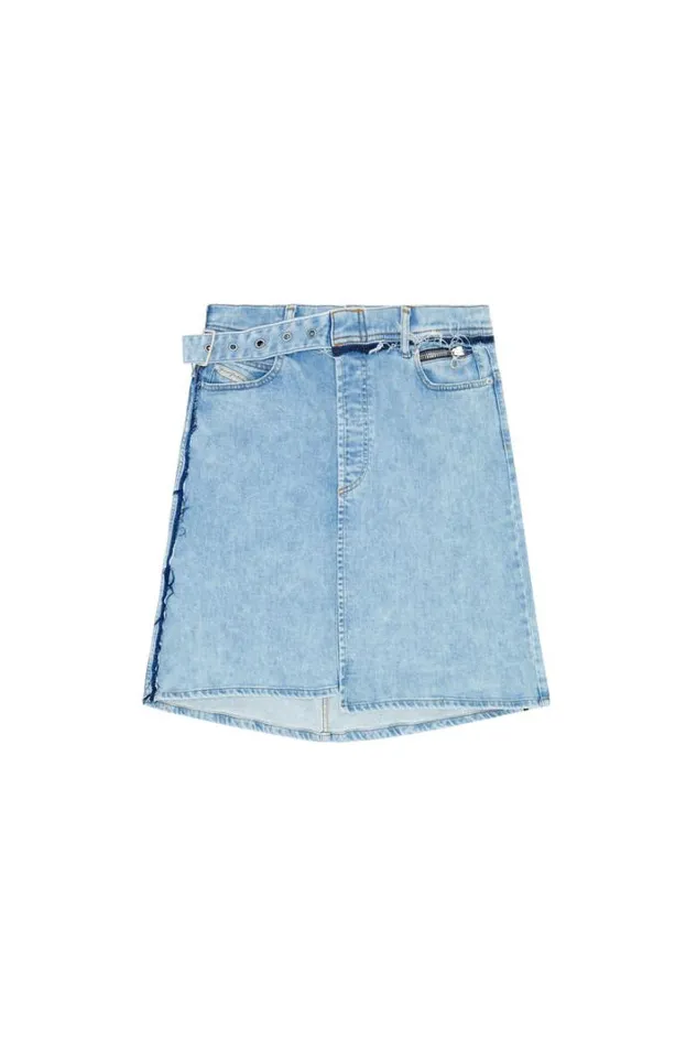 Women DePendenceMid Light Blue Diesel Skirts