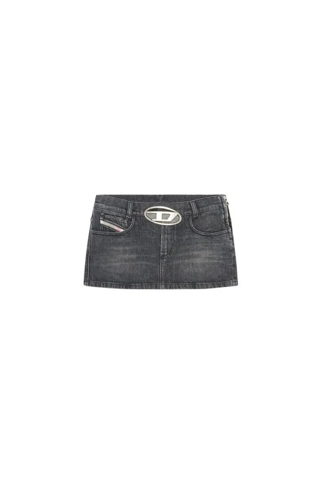 Women DeRonS2 Black Diesel Skirts