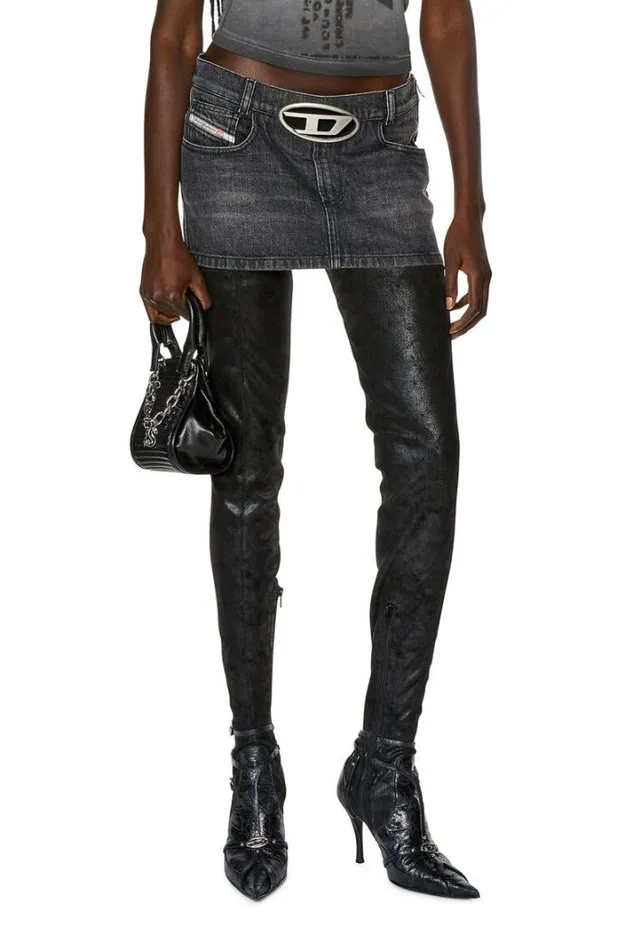 Women DeRonS2 Black Diesel Skirts