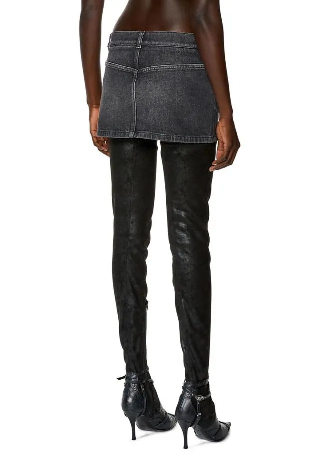 Women DeRonS2 Black Diesel Skirts
