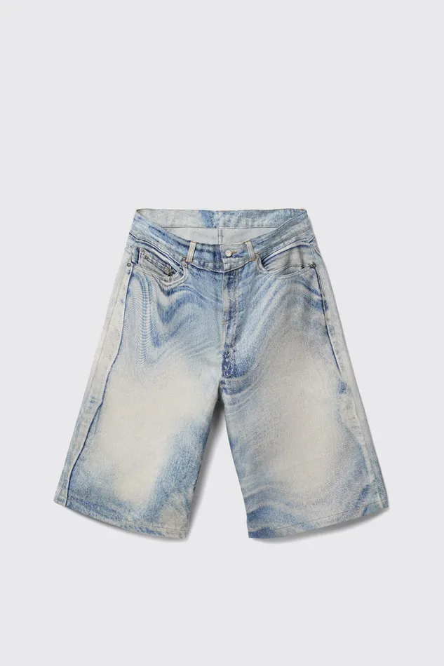 Women Denim Shorts Blue Denim Shorts Camper Denim