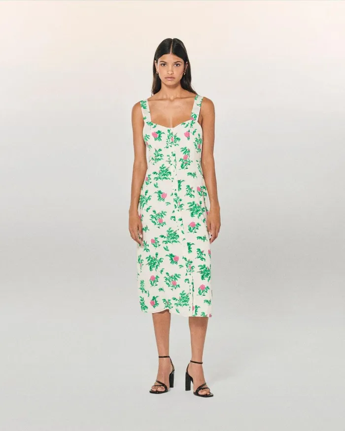 Women Dresses and Jumpsuits From Future Leatitia Long Strap Dress Spring Flower Women Dresses and Jumpsuits From Future Leatitia Long Strap Dress Spring Flower