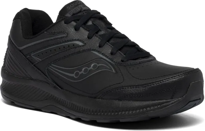 Women Echelon Walker 3 Wide Black Saucony Walking