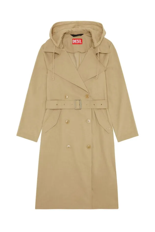 Women GMatthewFem Light Brown Diesel Outerwear And Jackets