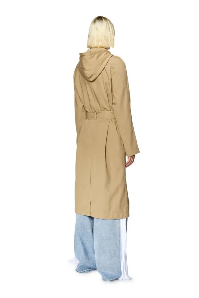 Women GMatthewFem Light Brown Diesel Outerwear And Jackets