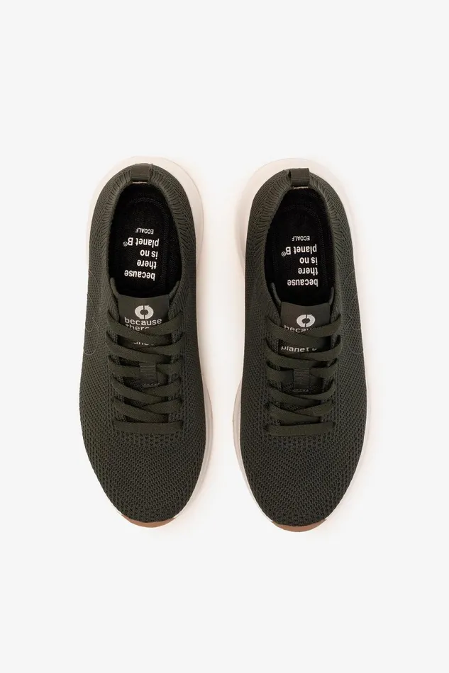 Women Green Conde Knitted Trainers Ecoalf Sneakers