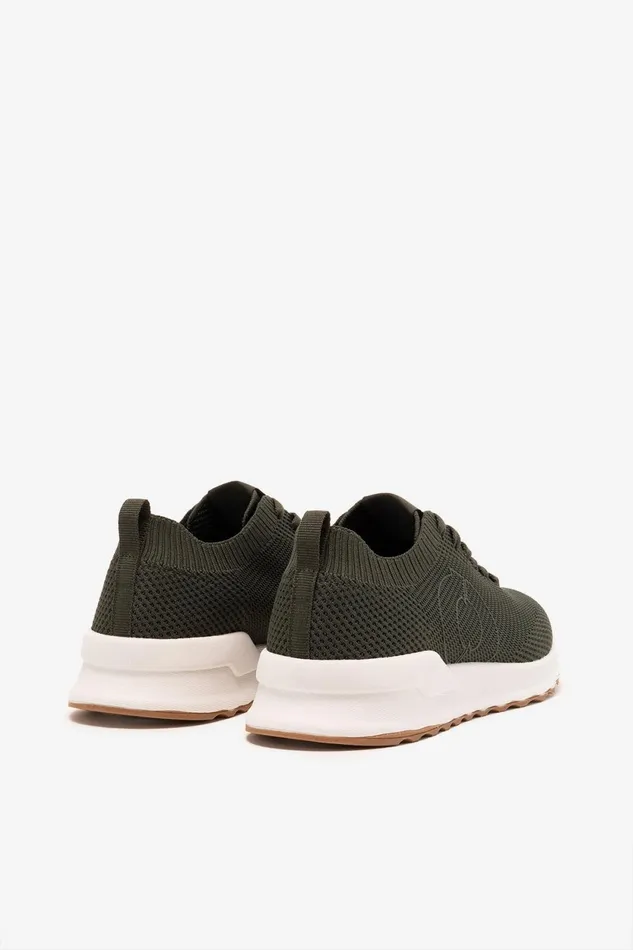 Women Green Conde Knitted Trainers Ecoalf Sneakers