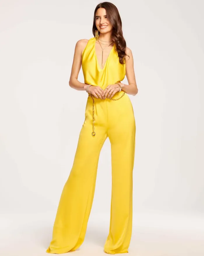 Women Harriet Halter Jumpsuit Navy Ramy Brook Dresses Women Harriet Halter Jumpsuit Navy Ramy Brook Dresses