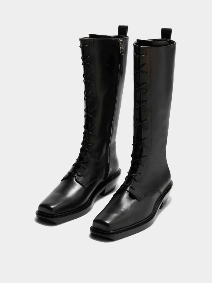 Women Hetta Leather Biker Boots Aeyde Ankle Boots