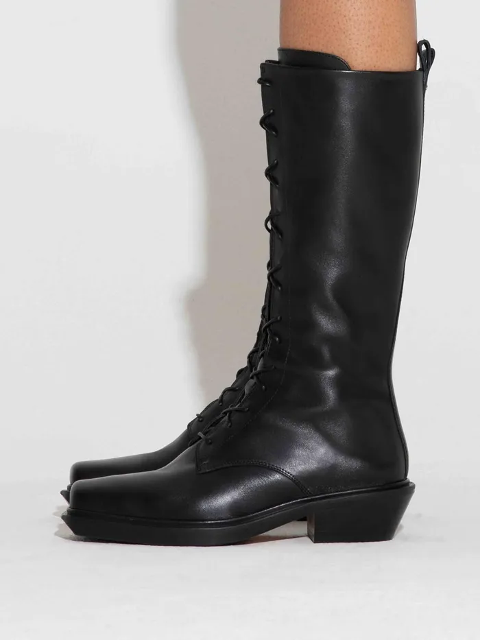 Women Hetta Leather Biker Boots Aeyde Ankle Boots