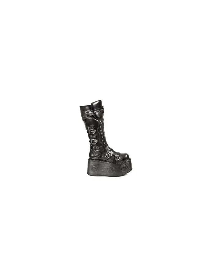 Women High Boot Metallic M1018C2 New Rock High Heels