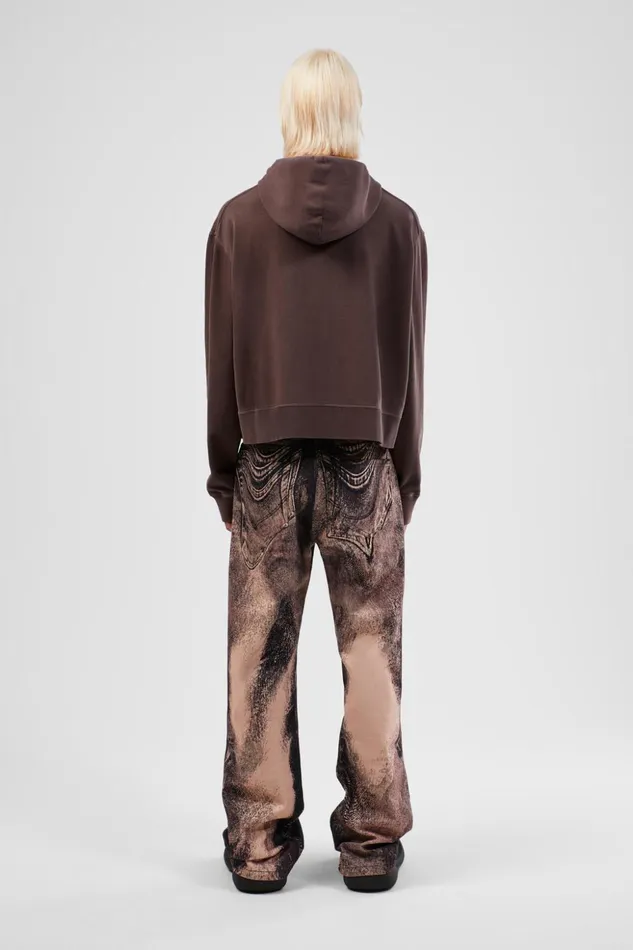 Women Hoodie Dusty Brown Organic Cotton Hoodie Camper Jersey