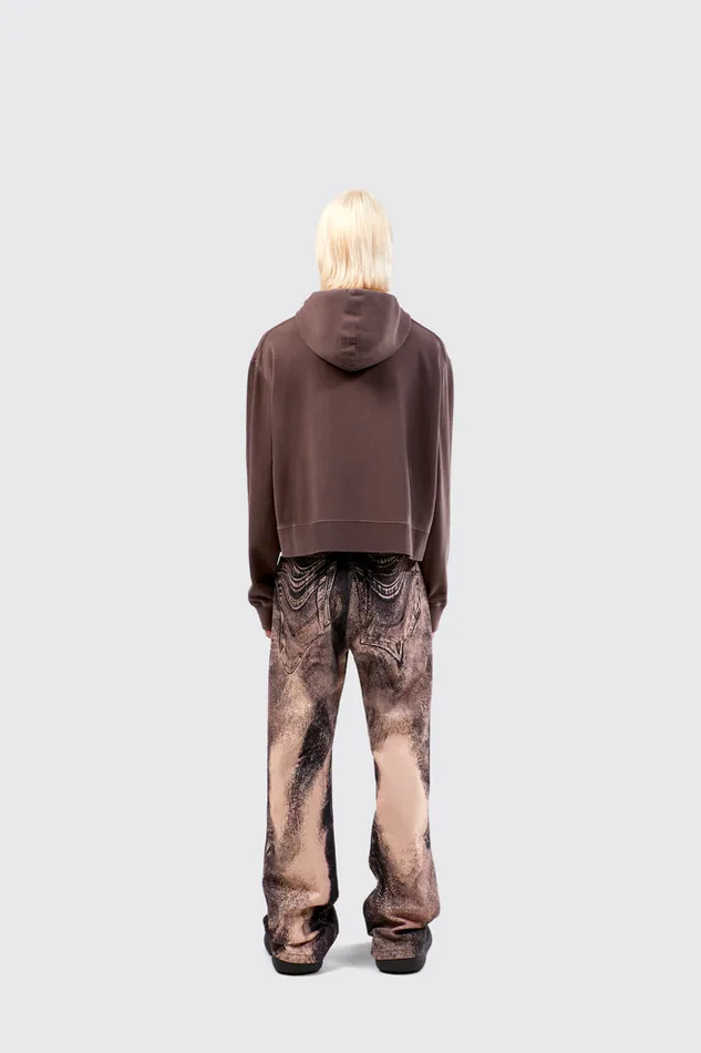 Women Hoodie Dusty Brown Organic Cotton Hoodie Camper Jersey Women Hoodie Dusty Brown Organic Cotton Hoodie Camper Jersey