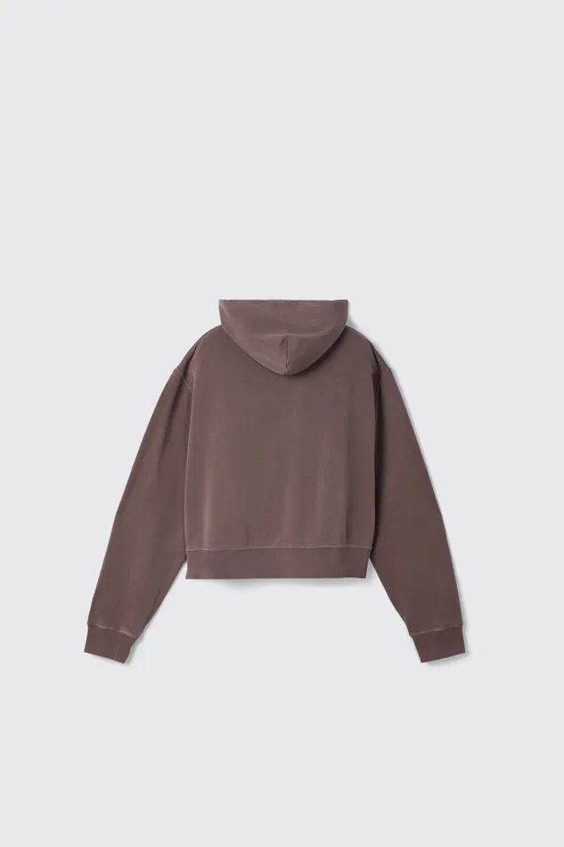 Women Hoodie Dusty Brown Organic Cotton Hoodie Camper Jersey Women Hoodie Dusty Brown Organic Cotton Hoodie Camper Jersey