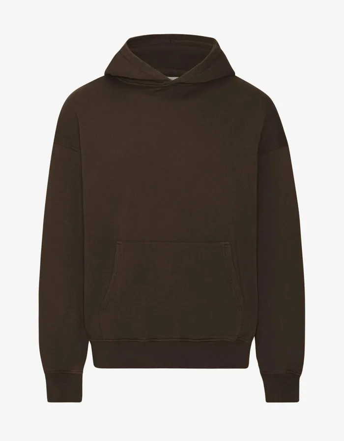 Women Hoodies Colorful Standard Organic Oversized Hood Coffee Brown
