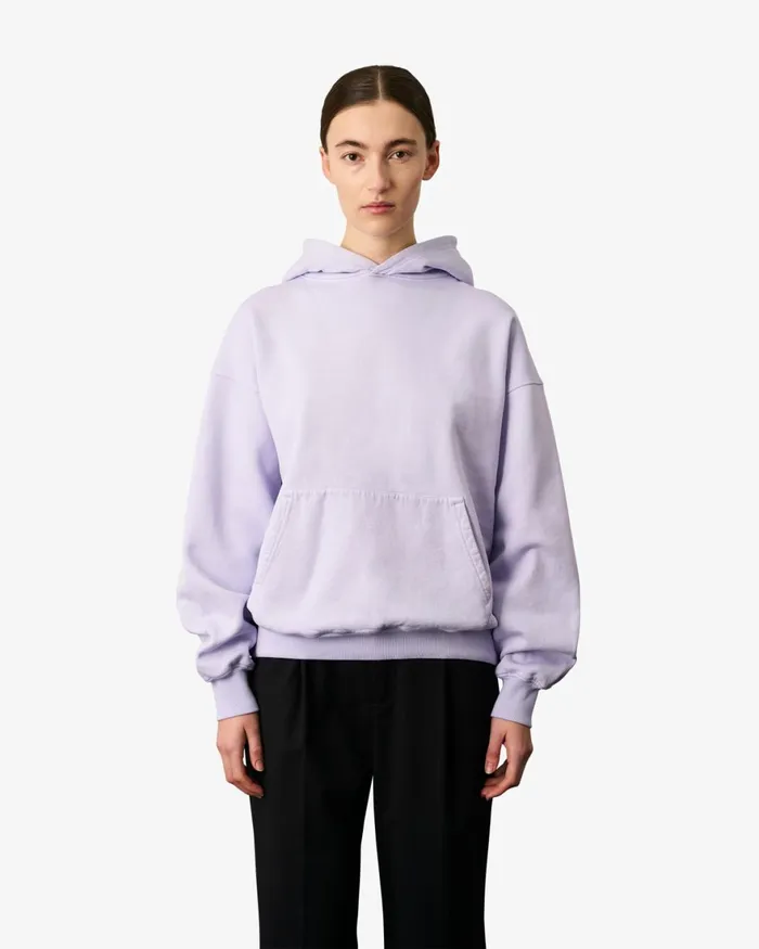 Women Hoodies Colorful Standard Organic Oversized Hood Magenta Blaze