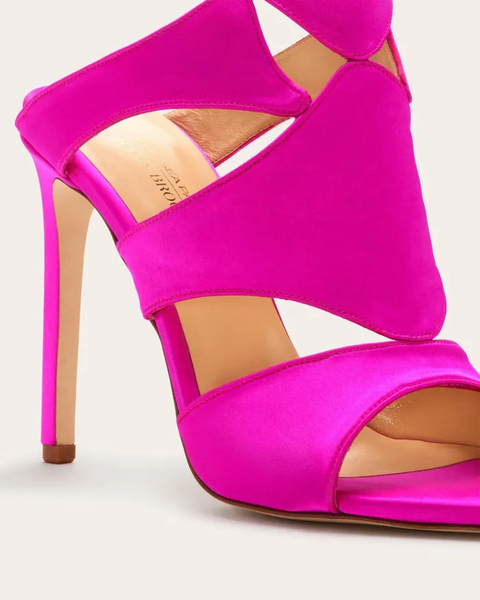 Women Huzar Cutout Sandals Electric Pink Ramy Brook Shoes