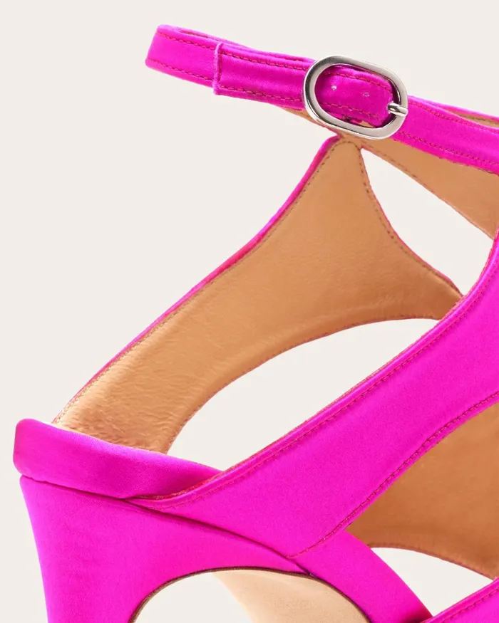 Women Huzar Cutout Sandals Electric Pink Ramy Brook Shoes