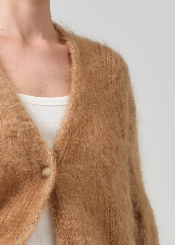 Women Jackets and Coats Citizens Of Humanity Padma Cable Cardigan In Golden Hour