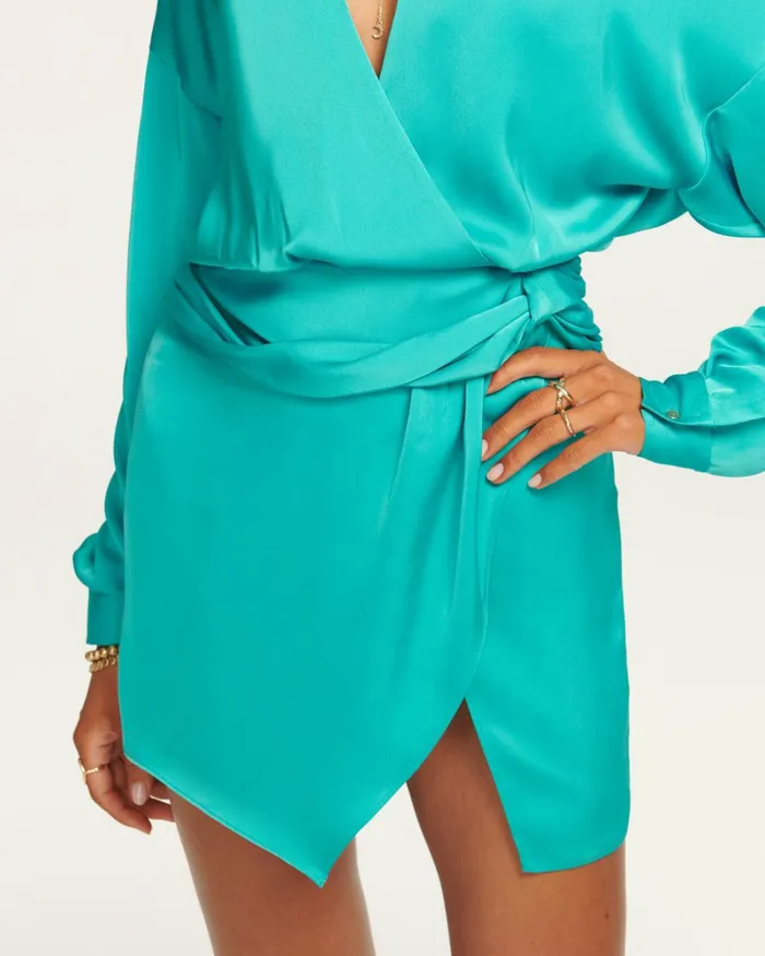 Women Jaymie Wrap Mini Dress Burnt Sienna Ramy Brook Dresses Women Jaymie Wrap Mini Dress Burnt Sienna Ramy Brook Dresses