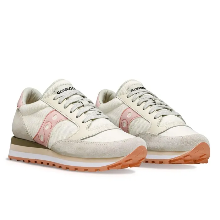 Women Jazz Triple Glitter Beigesalmon Saucony Lifestyle