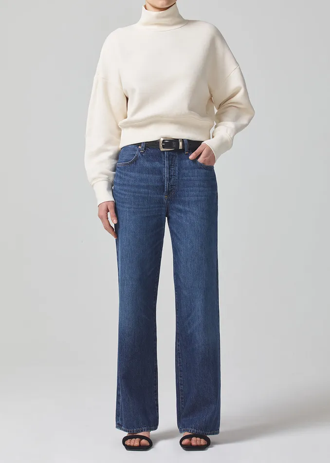 Women Jeans Citizens Of Humanity Annina High Rise Wide Leg 30034 In Chantry