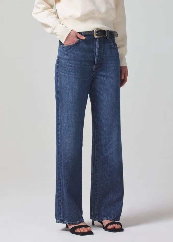 Women Jeans Citizens Of Humanity Annina High Rise Wide Leg 30034 In Chantry